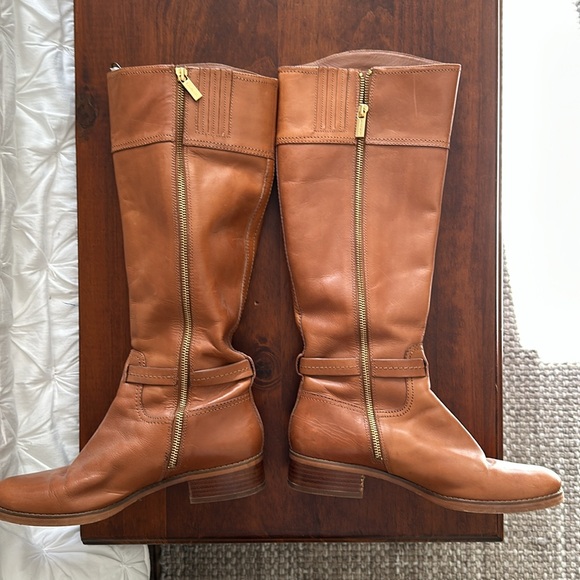 MICHAEL KORS Stockard Leather Tall Riding Boot - Picture 7 of 7